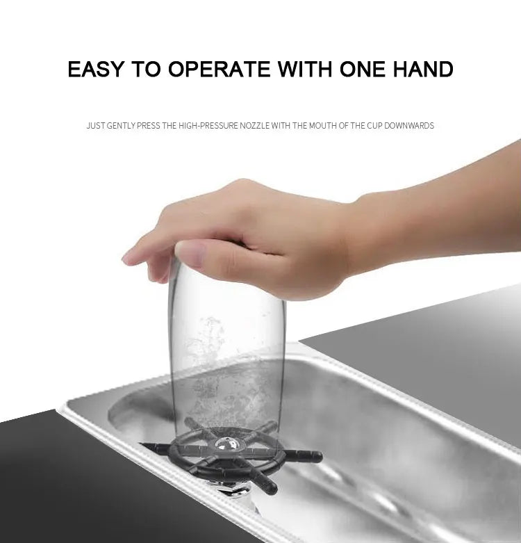 High Pressure Faucet Glass Rinser Automatic Cup Washer